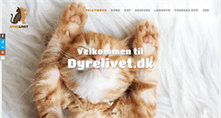 Desktop Screenshot of dyrelivet.dk